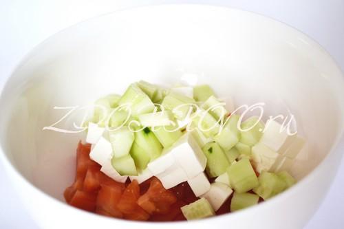 Салат пекинская капуста огурец брынза. Рецепт 1, классический: греческий салат с брынзой