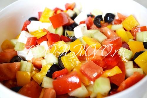 Салат пекинская капуста огурец брынза. Рецепт 1, классический: греческий салат с брынзой