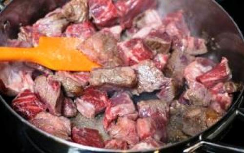 Перловка с мясом и грибами в мультиварке