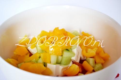 Салат пекинская капуста огурец брынза. Рецепт 1, классический: греческий салат с брынзой