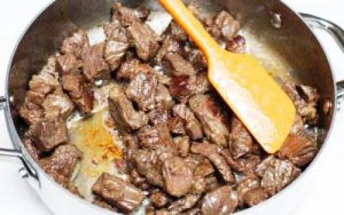 Перловка с мясом и грибами в мультиварке