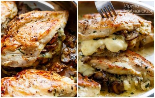 Куриная грудка фаршированная сыром и зеленью в духовке рецепт. Фаршированная куриная грудка — мои излюбленные рецепты