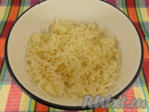 Салат с брынзой и капустой