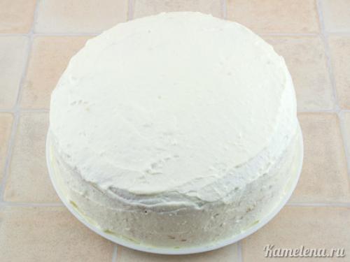 Воздушный торт с ананасами. Приготовление: