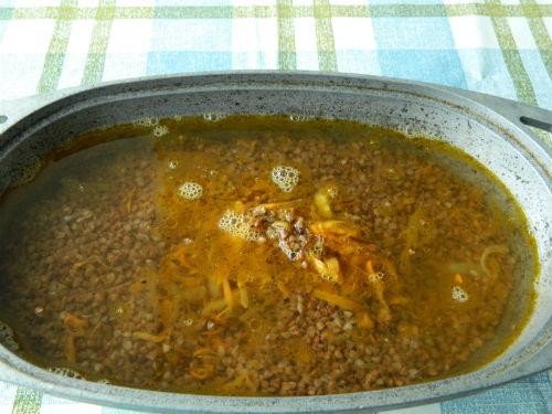 Как приготовить вкусно гречку с мясом в духовке пошаговый рецепт с фото