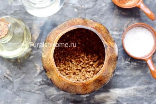 Гречка с мясом и сыром в горшочке. Гречка с мясом в горшочке