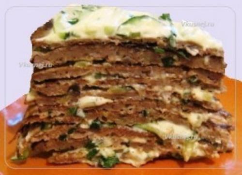 Торт печеночный рецепт со сметаной. Печеночный торт со сметаной