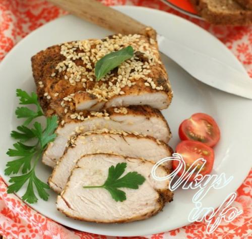 Курица на бутерброды бф. Сочное куриное филе для бутербродов