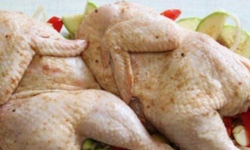 Нежная курица с овощами, запечённая в духовке