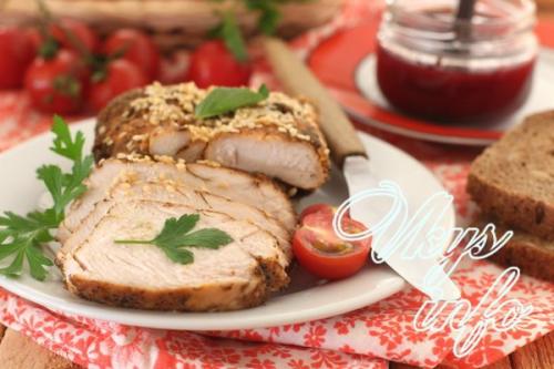 Курица на бутерброды бф. Сочное куриное филе для бутербродов