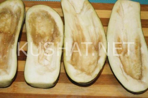 Баклажаны, фаршированные грибами. Пошаговый рецепт с фото