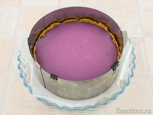 Шоколадно смородиновый чизкейк. Приготовление: