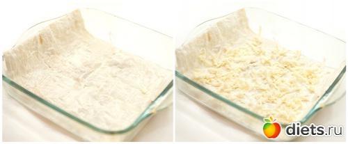 Диетический пирог из лаваша. Нежный слоеный пирог из лаваша с сыром и зеленью. Вкусная коллекция