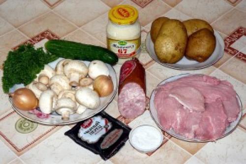 Салат «Мужской идеал»