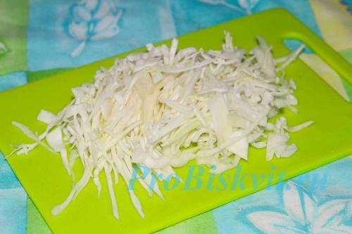 Молдавские пирожки-трубочки с капустой. Ингредиенты