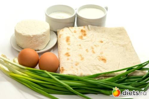 Диетический пирог из лаваша. Нежный слоеный пирог из лаваша с сыром и зеленью. Вкусная коллекция