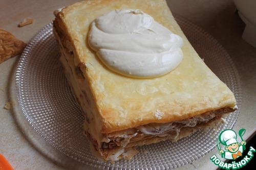 Ленивый торт Наполеон из слоеного теста. Мой "Ленивый" Наполеон.