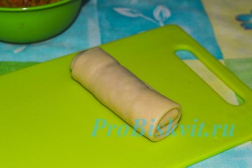 Молдавские пирожки-трубочки с капустой. Ингредиенты