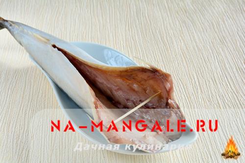 Пятиминутка из скумбрии. Скумбрия пряного посола