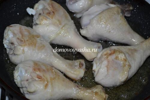 Курица в сливочно-горчичном соусе в духовке. Куриные ножки в сливочно-горчичном соусе в духовке