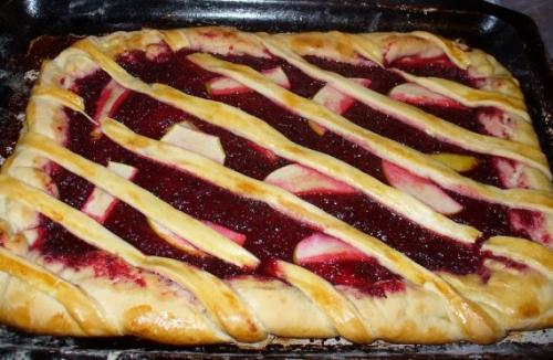 Совет 1: Большая ватрушка с клюквой