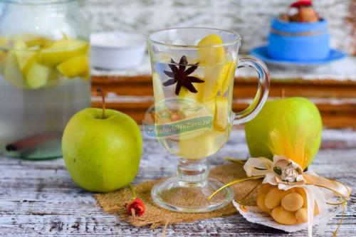 Компот из яблок с корицей. Вкусный компот из яблок с корицей: пошаговый рецепт с фото