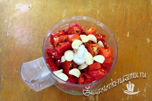 Соус из горького перца и сахара. Настоящая аджика из горького перца по-грузински без варки