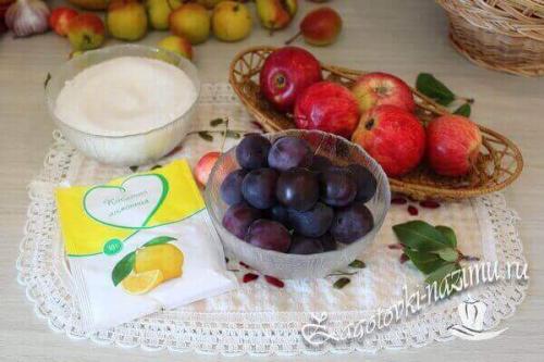 Компот из яблок и слив. Простой рецепт компота из сливы и яблок на зиму на 3 литровую банку без стерилизации