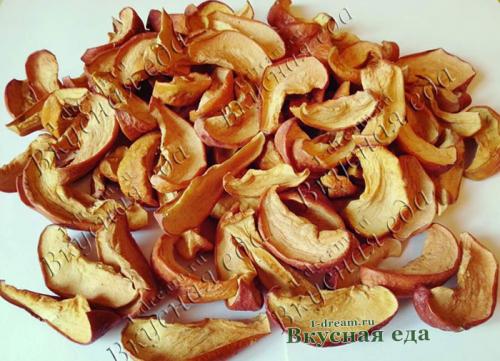 Компот из яблок сухих. Компот из сушеных яблок