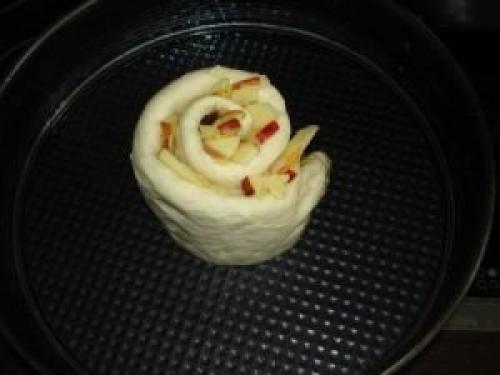 Пирог-улитка с яблоками. Яблочный пирог «Улитка»