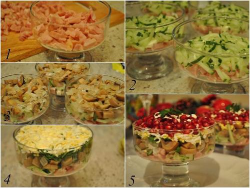 Салат Ирина. Готовим праздничный салат «Ирина» с копченой курицей