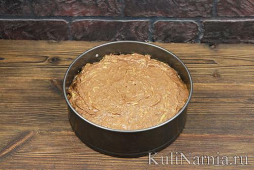 Сладкий пирог из кабачков