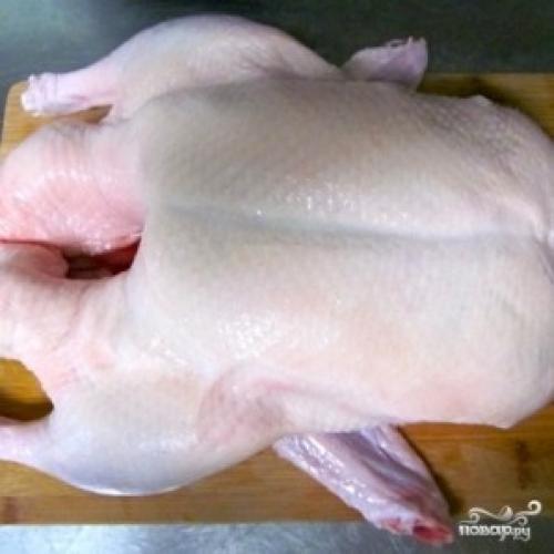 Утка с яблоками