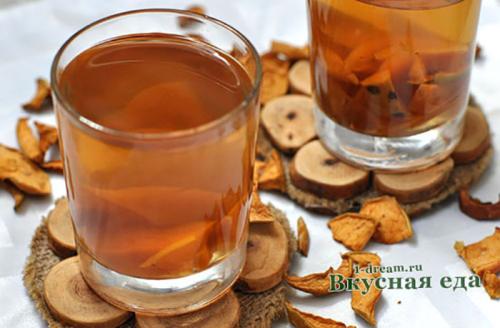 Компот из яблок сухих. Компот из сушеных яблок