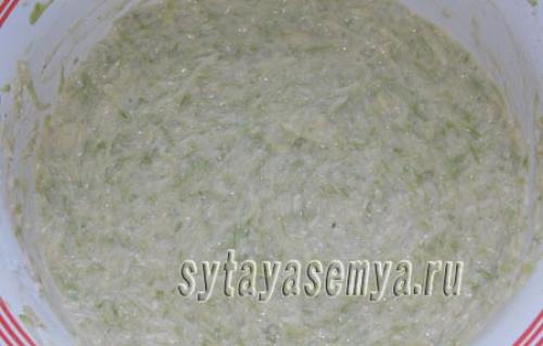 Торт из кабачковых блинчиков