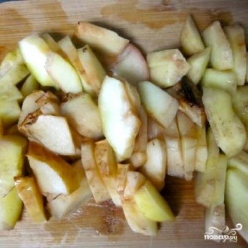 Утка с яблоками