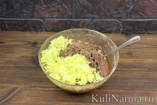 Сладкий пирог из кабачков