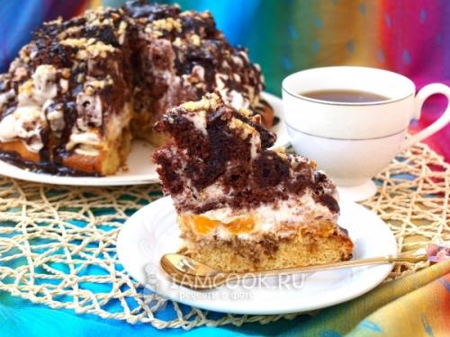 Торт Графские развалины. Торт «Графские развалины» со сметаной