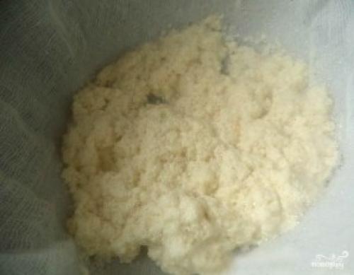 Домашний сыр из молока и кефира. Домашний сыр из кефира и молока