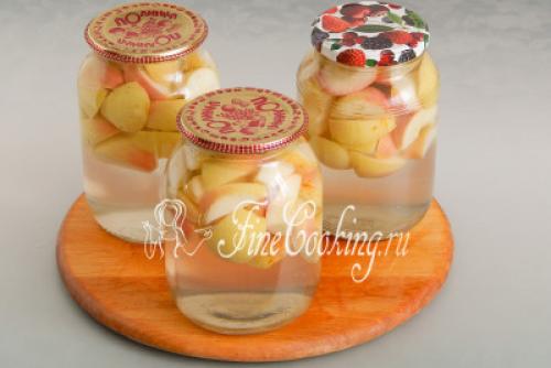 Рецепт яблочного компота на зиму. Компот из яблок на зиму