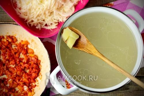 Борщ без свеклы. Пошаговый рецепт с фото