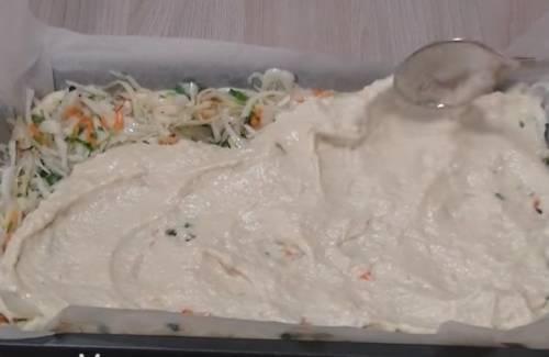 Капустный пирог заливной. Заливной пирог с капустой на сметане — пошаговый рецепт