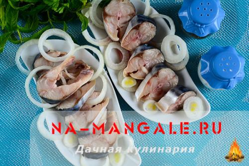 Скумбрия маринованная без уксуса. Скумбрия пряного посола