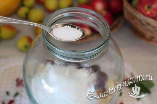 Компот из яблок и слив. Простой рецепт компота из сливы и яблок на зиму на 3 литровую банку без стерилизации