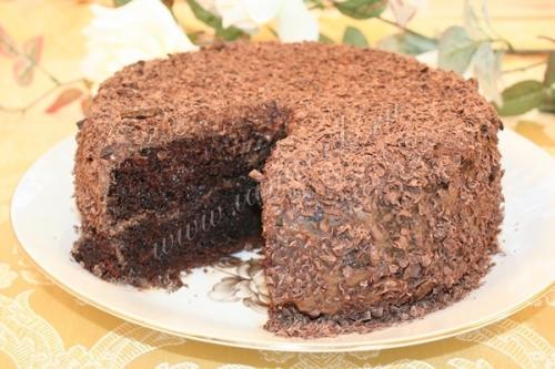Шоколадный торт в мультиварке