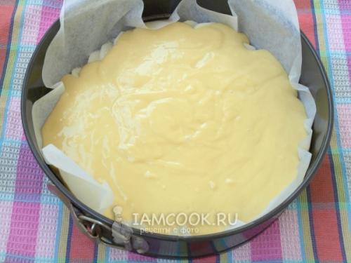 Пирог заливной с яблоками. Заливной пирог с яблоками