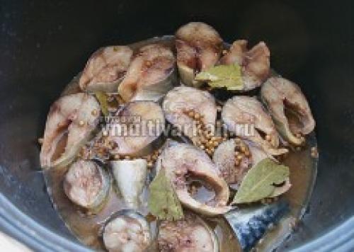 Скумбрия в мультиварке, как консерва. Скумбрия в масле в мультиварке: рецепт заготовки вкуснейших консервов на зиму