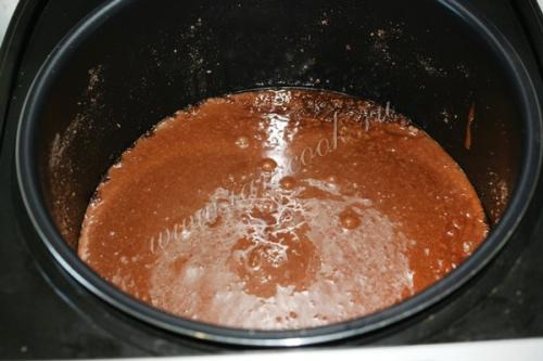 Шоколадный торт в мультиварке