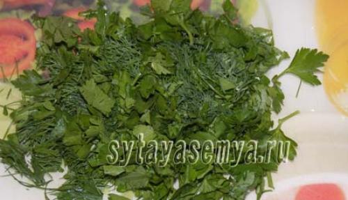 Торт из кабачковых блинчиков