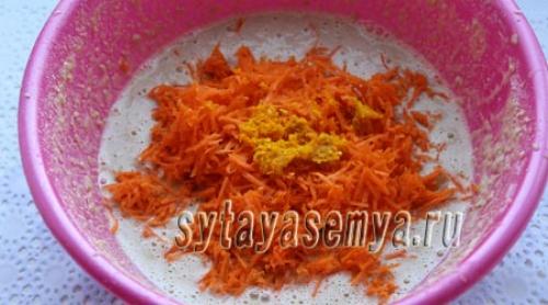 Диетический морковный торт